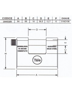 Λουκέτο ατσάλινο πέιρου-τάκου  2