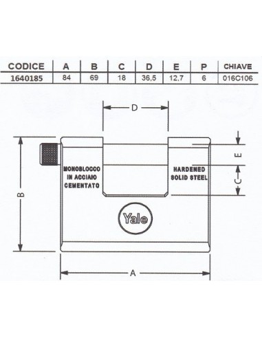 Λουκέτο ατσάλινο πέιρου-τάκου 