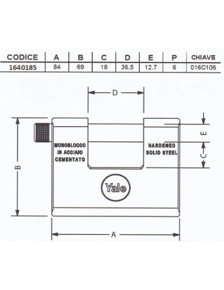 Λουκέτο ατσάλινο πέιρου-τάκου 