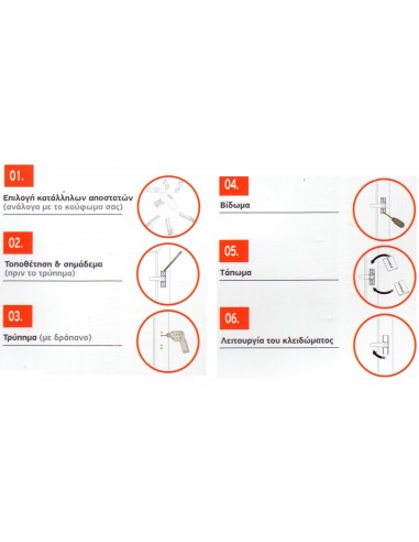 Safety hinged doors and windows and plastic EXTRA LOCK