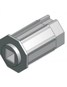 PVC Mug with square hole for gear