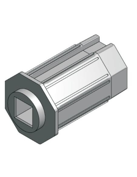 PVC Mug with square hole for gear