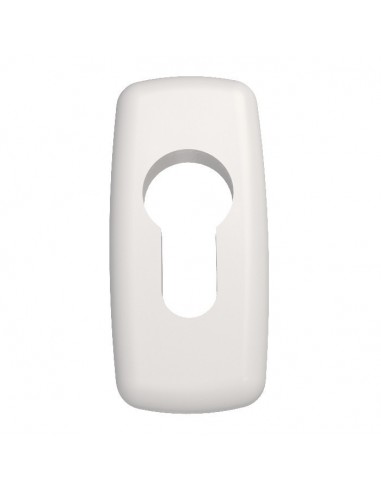 Double handle aluminum handle with rosette for door