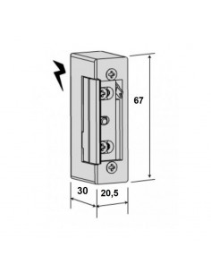 Electric door strike 1740 Plate 904 Gre Jis Barcelona-Spain 2