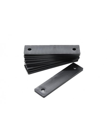 Adjustable safety bar for entry doors of all types