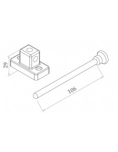 Safety pistons for sliding doors and windows 2