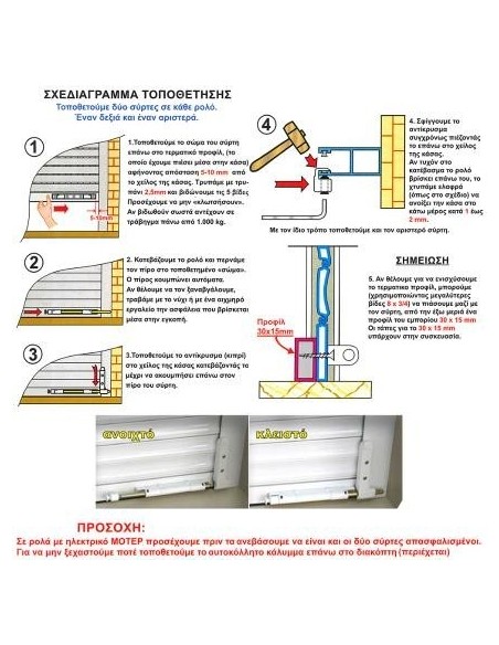 Security for shutters Xifias