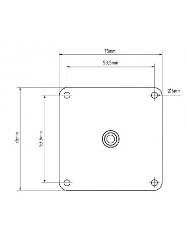 Μεταλλική βάση με πίρο