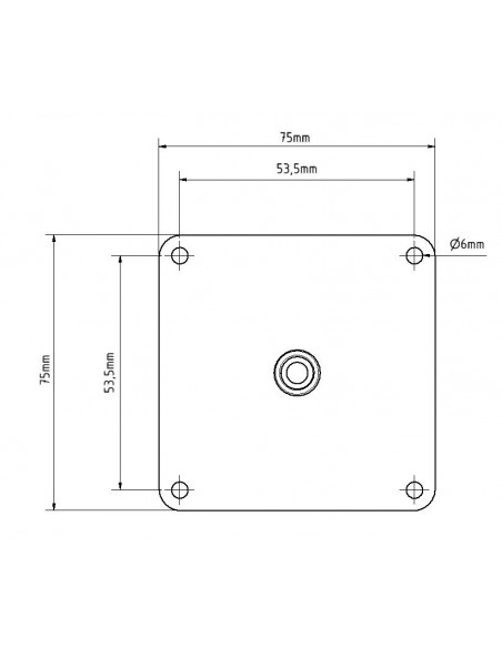 Μεταλλική βάση με πίρο
