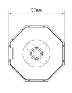 Cup Ø60 with adjustable fire 2