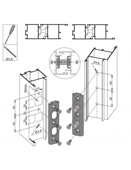 Ασφάλεια παντζουριού (για παντζούρια αλουμινίου, PVC & ξύλου)