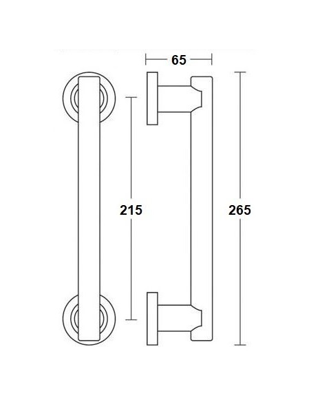 Διακοσμητική λαβή πόρτας C 1705P