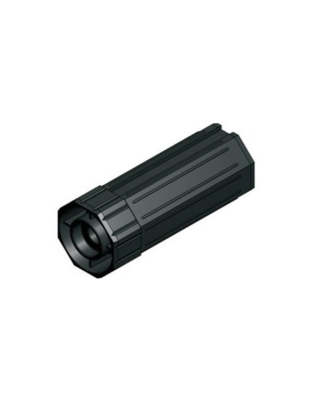 PVC κούπα Ø60 οκτάγωνη Ø28 L145mm  για ρολά στόρια(παντζούρια)