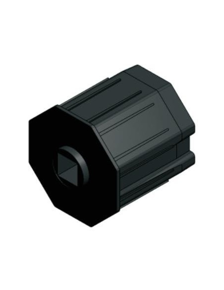 PVC Κούπα με τετράγωνη τρύπα για ρολά στόρια (παντζούρια)