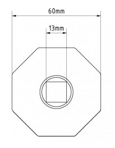 PVC Mug with square hole 2