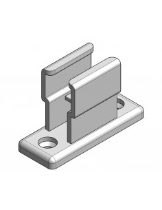 Plastic retaining bracket crank