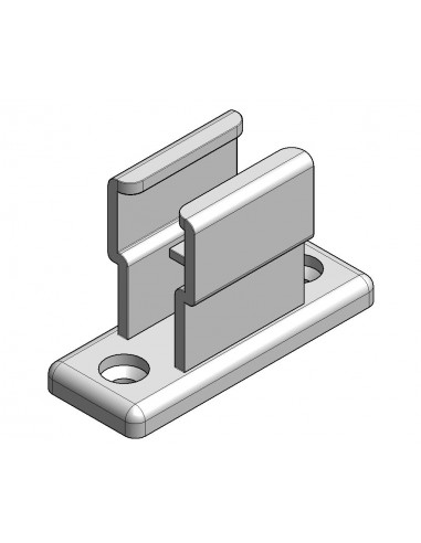 Plastic retaining bracket crank