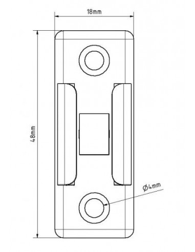 Plastic retaining bracket crank