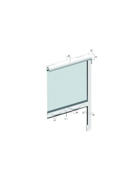 Window sieve replacement tube (cut to length you will ask us)