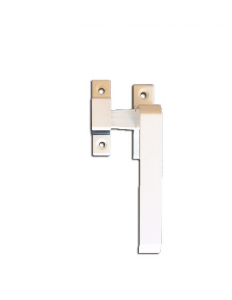 Folding handle for small opening windows 