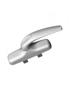 Aluminium pivoting handle for inward opening windows
