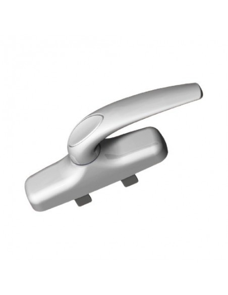 Aluminium pivoting handle for inward opening windows