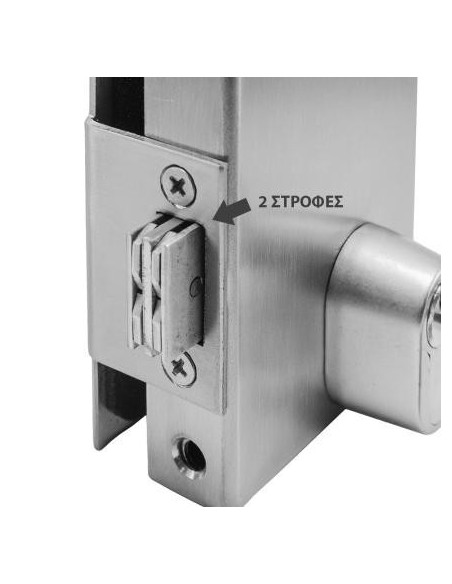 Κλειδαριά ασφαλείας Γάντζου γυάλινης πόρτας, με κύλινδρο πρόσθετη GEVY