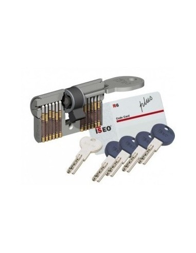 ISEO R6 super safety cylinder with 5 keys +1 construction key