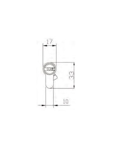 ISEO R6 super safety cylinder with 5 keys +1 construction key