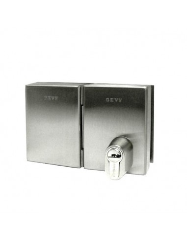 Κλειδαριά κρυστάλλου Τζαμόπορτας με κύλινδρο υπερασφαλείας Πρόσθετη GEVY