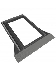 Παράθυρο ταράτσας - στέγης - οροφής Optilight κεντρικού άξονα περιστροφής  2