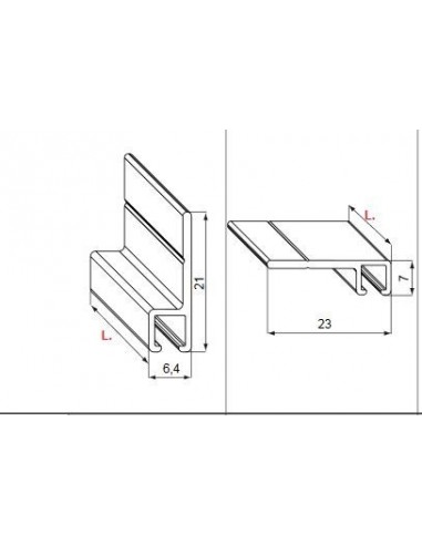 Βουρτσάκι Profix DG1180 με προφίλ κρατήματος Profix DF400l