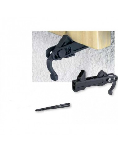 Metal automatic stop bracket for shutter