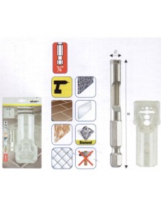 Profi diamant- Τρυπάνια ηλεκτρολυζέ υγράς κοπής με εξάγωνο στέλεχος 1/4''