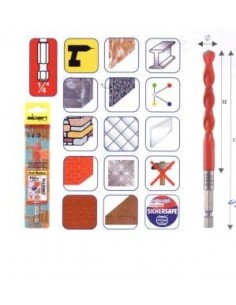 Profi Multicut - Τρυπάνια πολλαπλών χρήσεων με εξάγωνο στέλεχος 1/4"