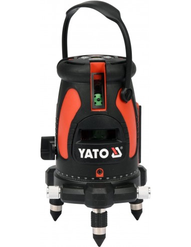 YATO YT-30432 Αυτοαλφαδιαζόμενο laser 5 γραμμών πράσινης (GREEN LASER) ακτίνας