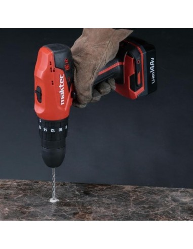 Κρουστικό δραπανοκατσάβιδο μπαταριάς Makita Maktec MT080