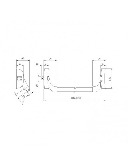 ΜΗΧΑΝΙΣΜΟΣ ΜΠΑΡΑΣ ΠΑΝΙΚΟΥ-ΕΞΟΔΟΥ ΚΙΝΔΥΝΟΥ ΜΟΝΟΦΥΛΛΗ ISEO FAST PUSH IDEA BASE-ΑΝΤΙΜΙΚΡΟΒΙΑΚΗ-ΑΝΤΙΒΑΚΤΗΡΙΔΙΑΚΗ ΠΡΟΣΤΑΣΙΑ