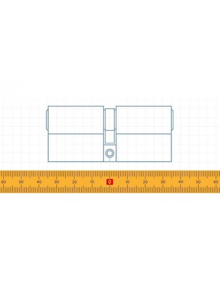 Κύλινδρος (αφαλός) υπερασφαλείας ISEO R500 SPI