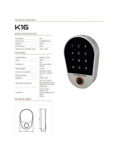 Πληκτρολόγιο αφής-Καρταναγνώστης