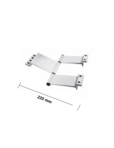 Reversible hinges Camera Europea 220mm MM-10-220
