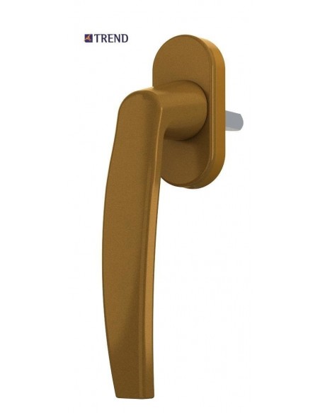 Trend handle for doors and plastic windows, aluminum and wooden