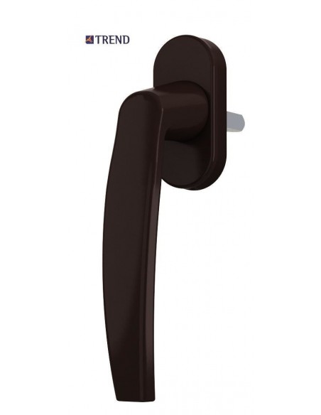 Trend handle for doors and plastic windows, aluminum and wooden