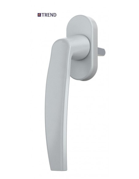 Trend handle for doors and plastic windows, aluminum and wooden