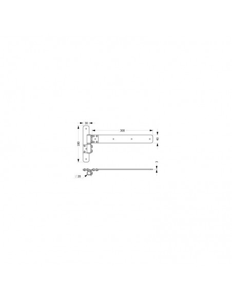 Μάσκουλο ανοξείδωτο σταθερού λαμπά ίσια χωρίς καβαλίκι 177H