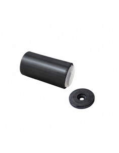 Ανοξείδωτο μαγνητικό στόπ τοίχου για πατζούρι (ρολό) μαύρο