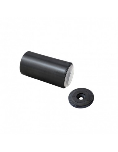 Ανοξείδωτο μαγνητικό στόπ τοίχου για πατζούρι (ρολό) μαύρο