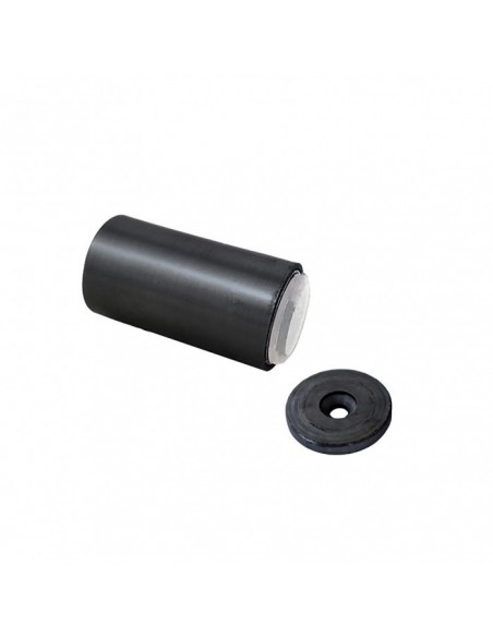 Ανοξείδωτο μαγνητικό στόπ τοίχου για πατζούρι (ρολό) μαύρο