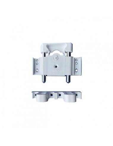 Double security latch for opening doors and windows