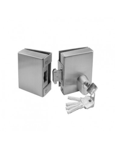 Hook Security Glass Door Lock with additional roller GEVY
